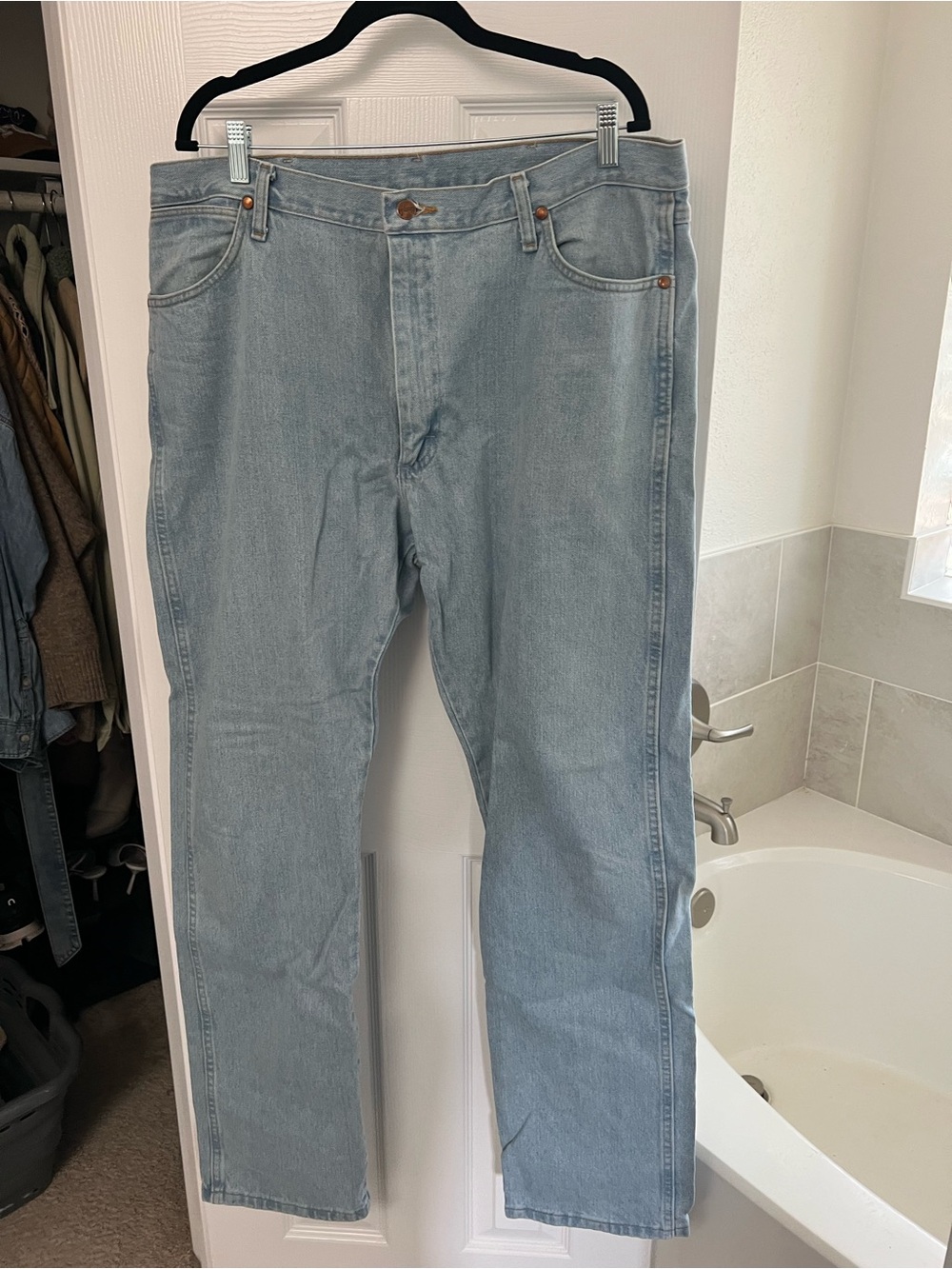 Wrangler Light Blue Straight Jeans